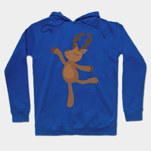 Reindeer doing ballet Hoodie